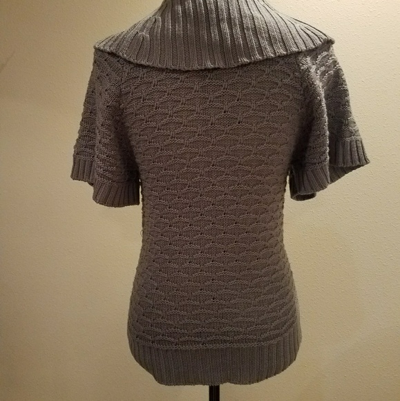 Grass Collections short sleeve grey sweater - Picture 4 of 5